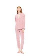 HOMEWEAR ΒΕΛΟΥΔΙΜΟ ΣΕ ΡΟΖ ΑΠΟΧΡΩΣΗ