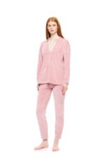 HOMEWEAR ΒΕΛΟΥΔΙΜΟ ΣΕ ΡΟΖ ΑΠΟΧΡΩΣΗ