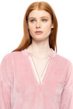 HOMEWEAR ΒΕΛΟΥΔΙΜΟ ΣΕ ΡΟΖ ΑΠΟΧΡΩΣΗ