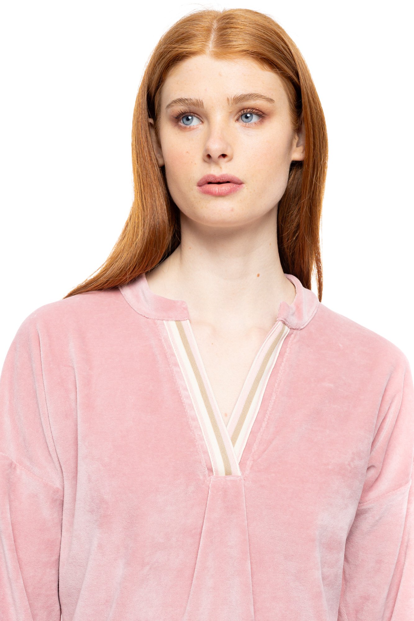 HOMEWEAR ΒΕΛΟΥΔΙΜΟ ΣΕ ΡΟΖ ΑΠΟΧΡΩΣΗ