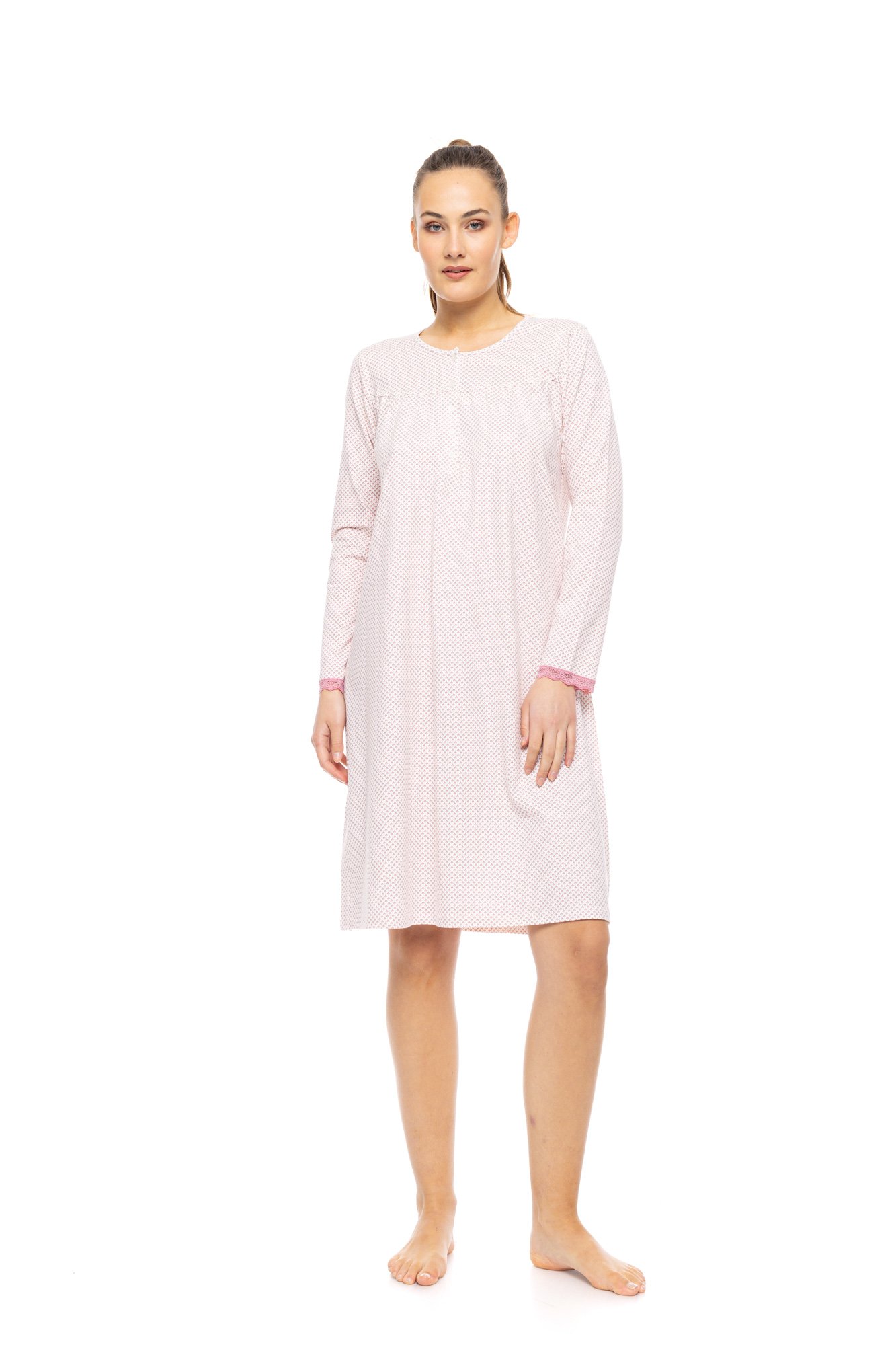 ΝΥΧΤΙΚΟ ΚΛΑΣΣΙΚΟ 100% ΒΑΜΒΑΚΙ PINK LABEL