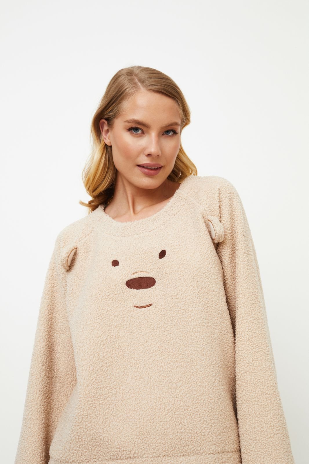 ΠΥΤΖΑΜΑ FLEECE ΜΕ ΣΧΕΔΙΟ ARUELLE