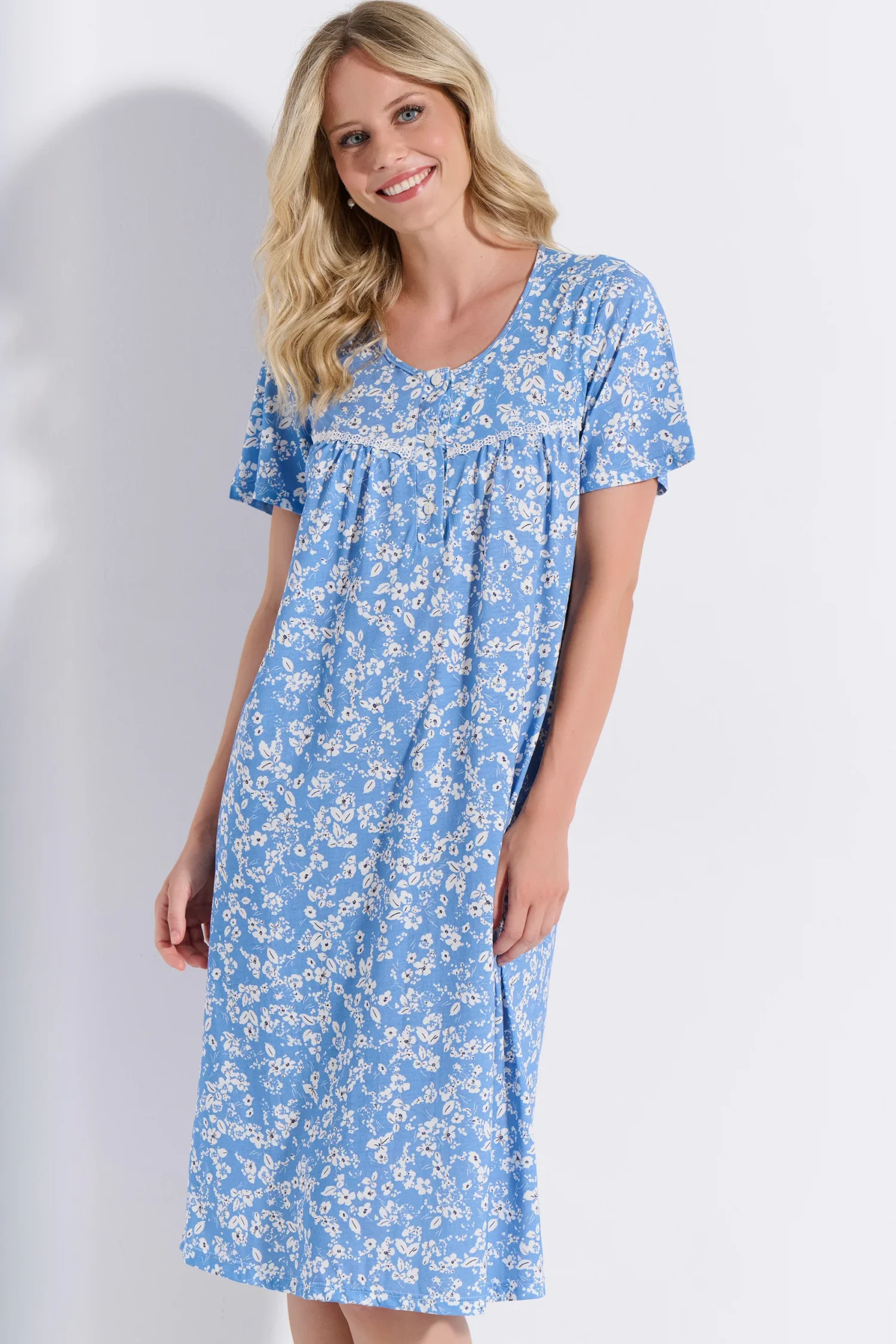 ΝΥΧΤΙΚΟ ΚΛΑΣΣΙΚΟ ΜΕ ΜΑΝΙΚΙ JEANNETTE