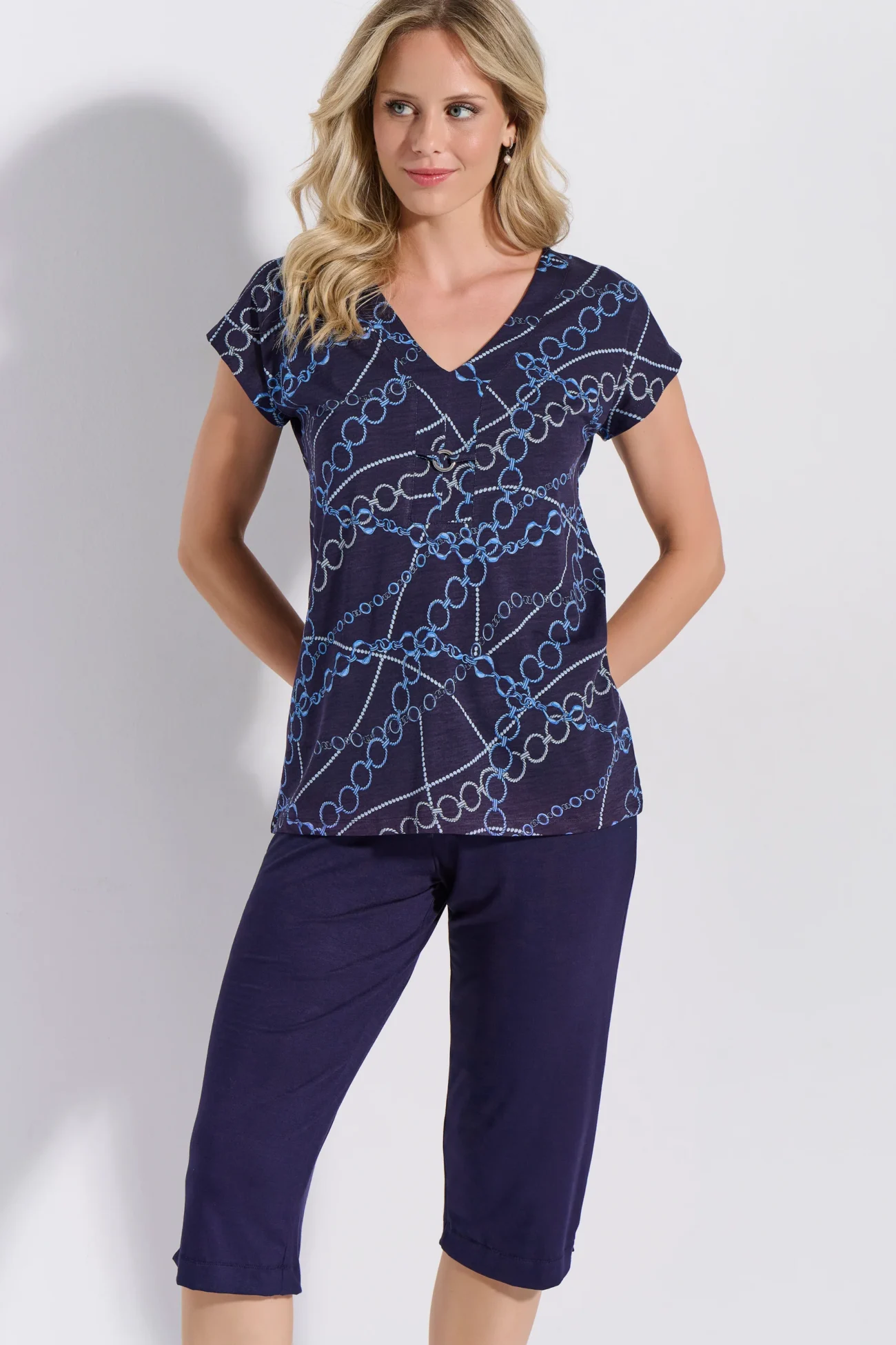 ΚΑΛΟΚΑΙΡΙΝΟ HOMEWEAR ΜΕ ΒΕΡΜΟΥΔΑ JEANNETTE