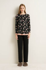 ΜΑΚΡΥΜΑΝΙΚΗ ΠΥΤΖΑΜΑ FLORAL VAMP