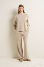 MINIMAL ELAGANCE ΣΕΤ ΦΟΡΜΑΣ ΑΠΑΛΟ BEIGE & ΚΑΦΕ