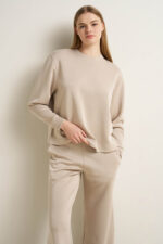 MINIMAL ELAGANCE ΣΕΤ ΦΟΡΜΑΣ ΑΠΑΛΟ BEIGE & ΚΑΦΕ