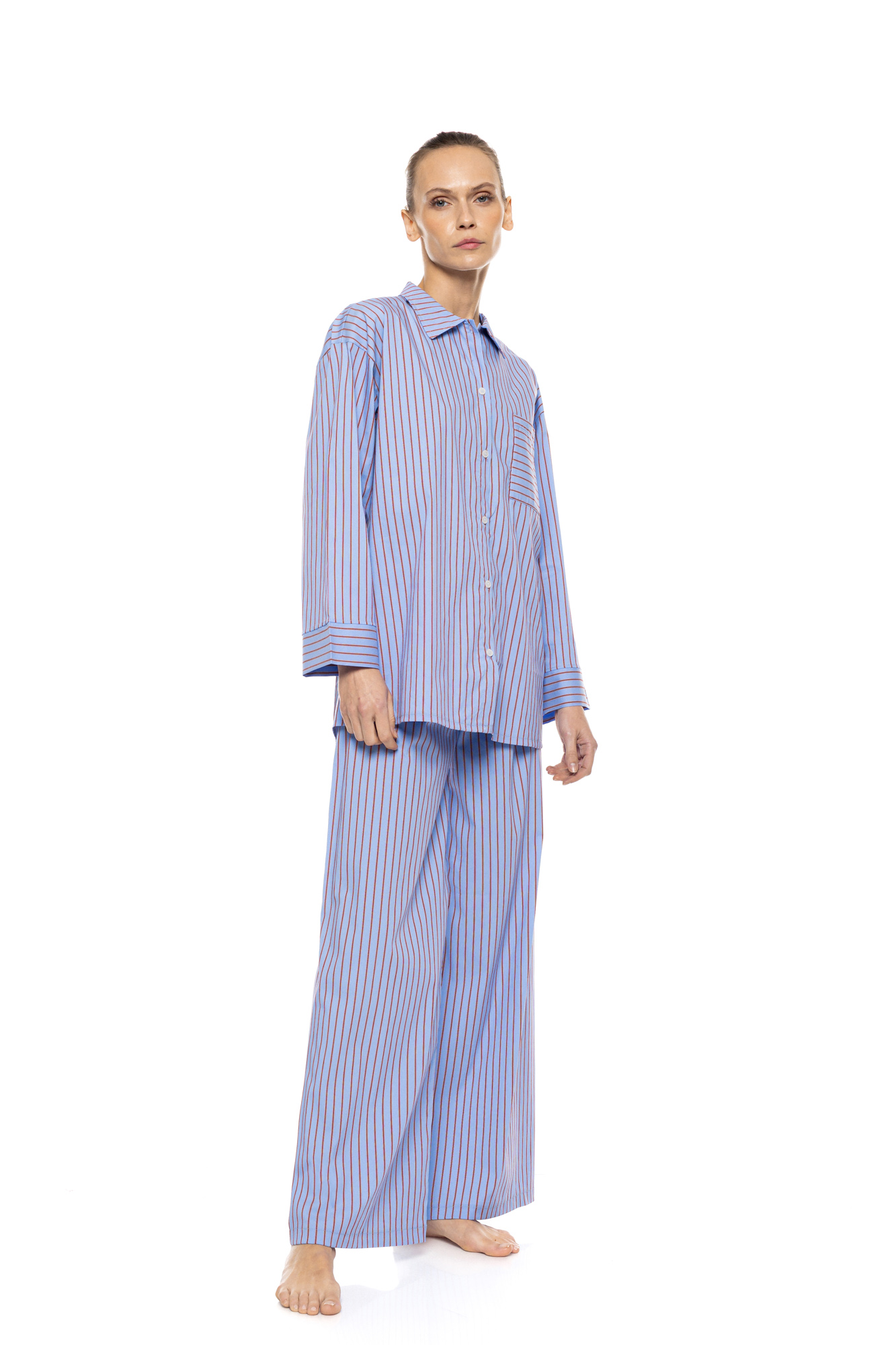ΠΙΤΖΑΜΑ ΧΕΙΜΕΡΙΝΗ 100% ΒΑΜΒΑΚΙ ΠΟΠΛΙΝΑ PINKLABEL