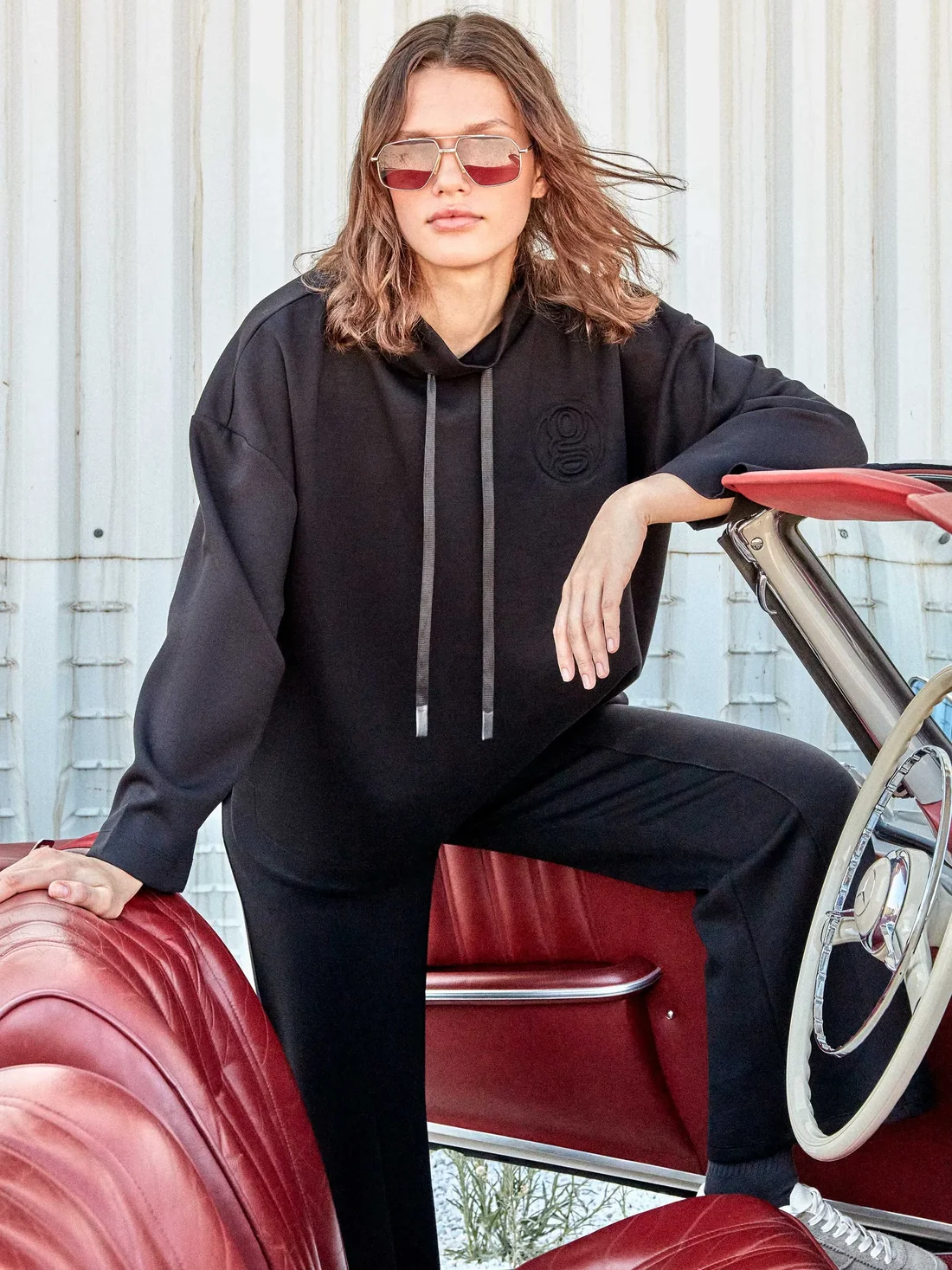 ΦΟΡΜΑ ΦΟΥΤΕΡ OVERSIZE ΜΑΥΡΗ GISELA