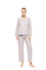 ΚΟΥΜΠΩΤΗ ΠΙΤΖΑΜΑ ΧΕΙΜΕΡΙΝΗ 100% ΒΑΜΒΑΚΙ PINK LABEL