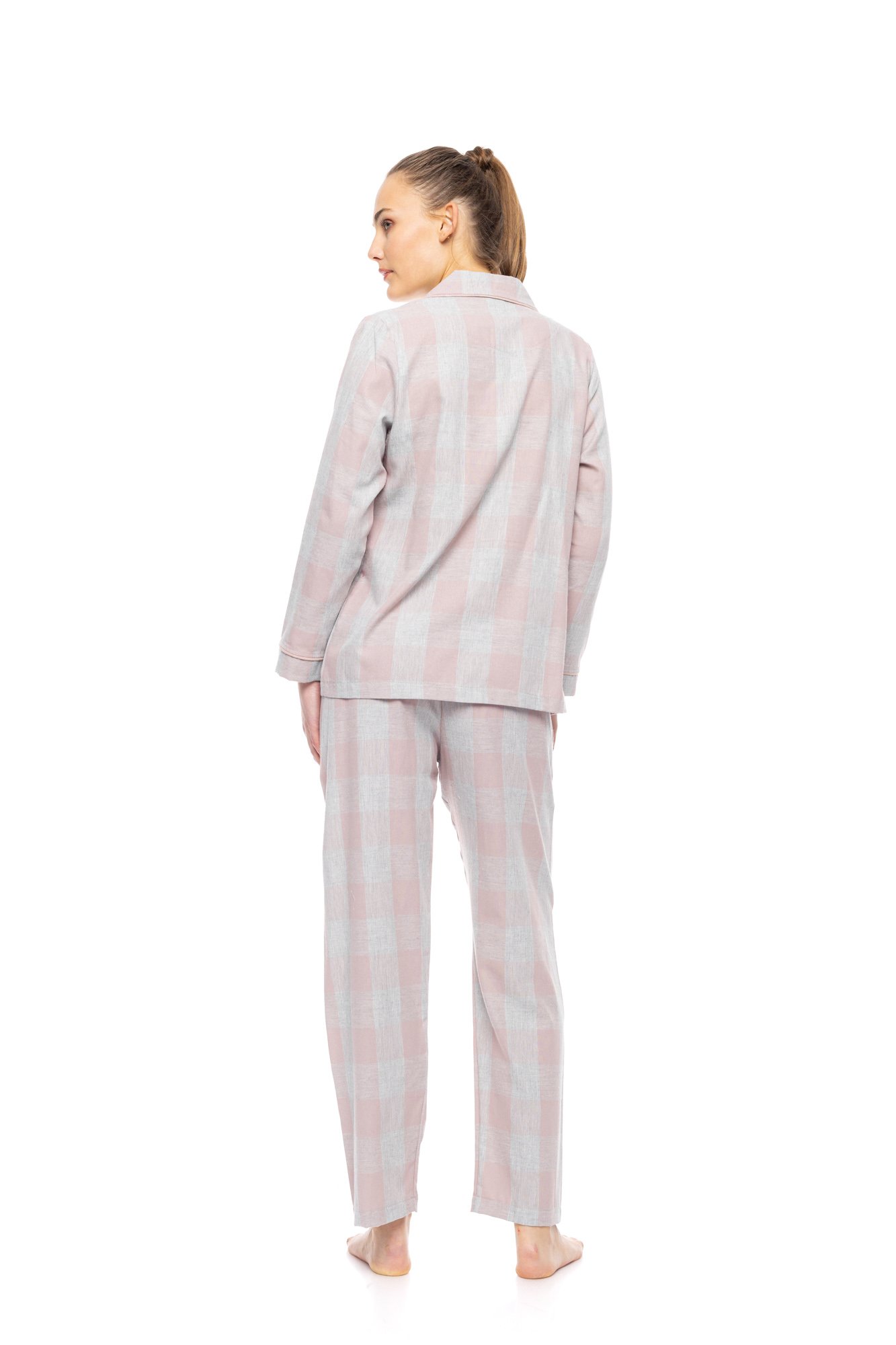 ΚΟΥΜΠΩΤΗ ΠΙΤΖΑΜΑ ΧΕΙΜΕΡΙΝΗ 100% ΒΑΜΒΑΚΙ PINK LABEL